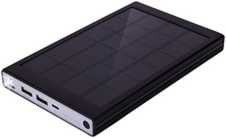 HoneyGrand Solar Charger 30000mAH Power Bank Compatible Portable External Battery Packs with Dual USB Port for iPhone, iPad, Samsung, HTC High capacity