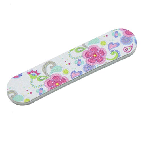 HUELE 50PCS Colorful Mini Emery Board Nail Files