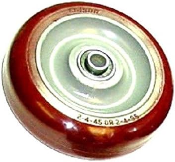 Colson 2 Series Hi-Tech Polyurethane 4" Diameter Wheel x 1-1/4" Wide x 3/8" ID