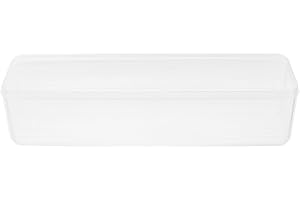 FELTECHELECTR Airtight Plastic Fridge Crisper Container for Green Onions and Cilantro, Long Reusable Food Storage