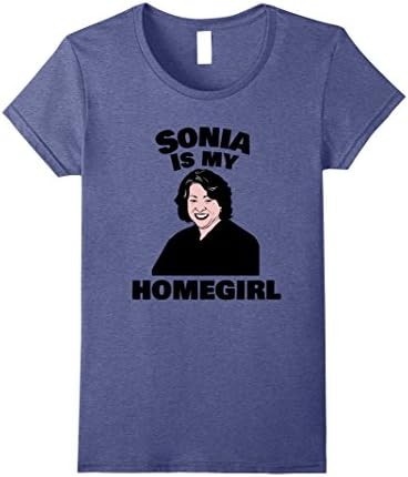 Womens Sonia Sotomayor Supreme Court Funny Latina Law T-Shirt Medium Heather Blue