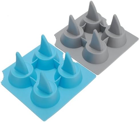 1pcs Silicone Ice Cube Tray Brick Chocolate Jelly Maker Mold Shark Fin Mould Party Bar Drink,random Color