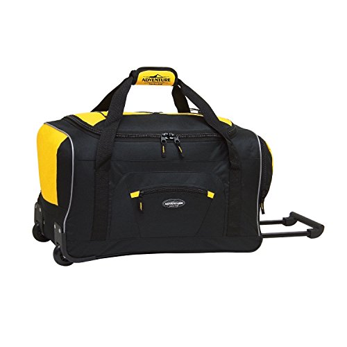22" adventure by travelers club luggage 2-tone mul…