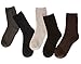 SDBING Boot Socks for Women Winter Thick Warm Cotton Socks Soft Comfy Breathable Crew Socks (5 Pack Dark Color)