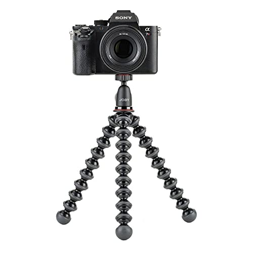 Joby GorillaPod Compact Tripod Kit with Ballhead for Mirrorless Cameras up to 2.2 lbs. Black/Charcoal.