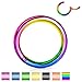 Pair of 316L Surgical Steel Hinged Segment WildKlass Rings