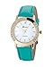 Geneva Fashion Women Watches Leather Rhinestone Inlaid Quartz Jelly Dress Wrist Watch 6 Pcs Fiiliip(Mixed Color)