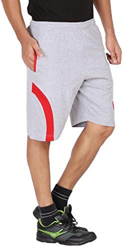 GREENWICH Men's Shorts Black & Red (MB1004S2_FK_BLKRED)