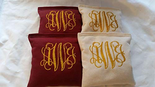 Embroidered Custom Cornhole Bags Personalized