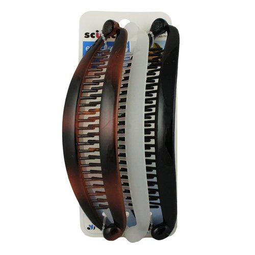 Scunci Pack of 3, Effortless Beauty, Banana Barrettes