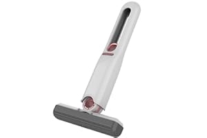 Pink one Handed Mini mop for Tabletop Cleaning, Sponge Wiping, Cotton Wiping, no Hand Washing, Tabletop mop(1 Cotton Heads + 