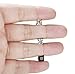 ORAZIO 3 Pairs Stainless Steel Magnetic Stud Earrings for Womens Mens Non Piercing Cubic Zirconia 6mm