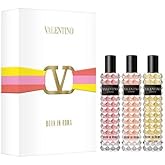 Valentino Donna Born in Roma Travel Spray Perfume 3PC Gift Set Born In Roma Eau De Parfum 0.5 Oz + Born In Roma Coral Fantasy EDP 0.5 Oz + Born In Roma Yellow Dream EDP 0.5 Oz