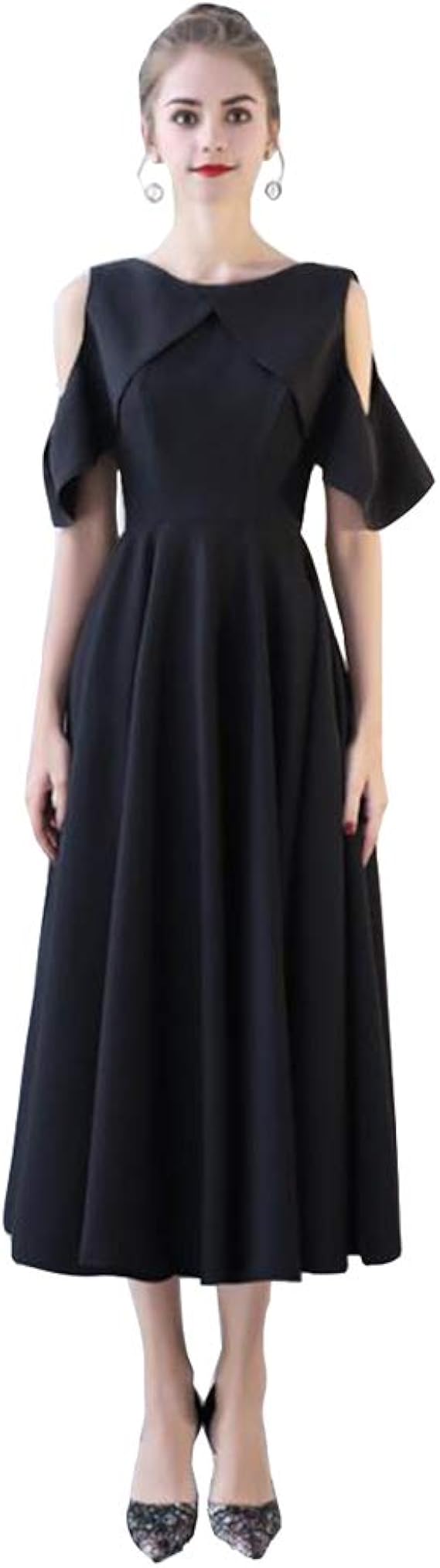 Amazon パーティードレス ロングドレス 成人式 二次会 ブライドメイド 舞踏会 演奏会 披露宴ドレス お呼ばれ Dress 上品 ブライズ メイドドレス 謝恩会 ワンピース 黒 4xl ブラック パーティードレス 通販