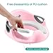 Potty Training Seat for Toddler Infant Kids Training Toilet Seat for Boys Girls Baby Toilet Trainer with Handles Splash Guard Non-Slip with Soft Cushion Adjustable for Most Toilet Brush Bonus (Pink)