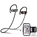 Bluetooth Headphones Wireless Headphones Running Earbuds Microphone SIRI Sport BMHNOONE Waterproof IPX7 HD Stereo Headsets for Cellphones Gym Workout(with Armband Free)