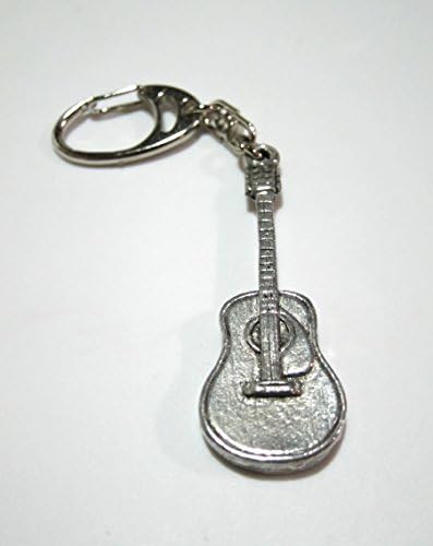 The Music CompanyExclusive Pewter Keychain - Acoustic Guitar