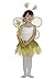 Yellow Toddler Girl Bumble Bee Wings Tutu Wand Costume Dress Up Set 2-4T