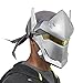 Overwatch Genji Roleplay Mask with Flip-Up Visor & Head Wrap Accessory - Blizzard Video Game Characters