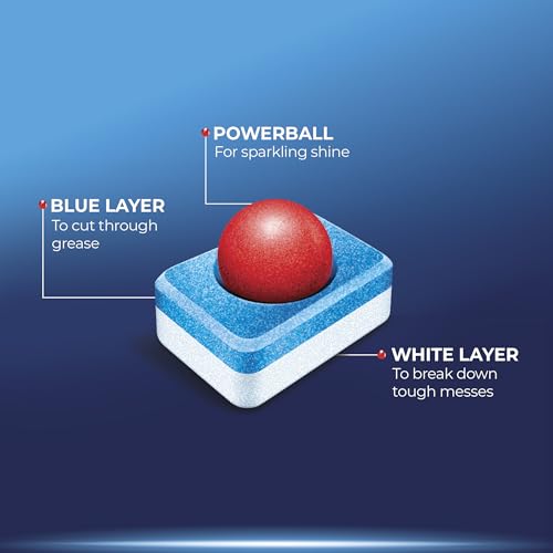 FINISH Classic, Dishwasher Detergent, Powerball, Dishwashing Tablets, Dish Tabs, 84 Count