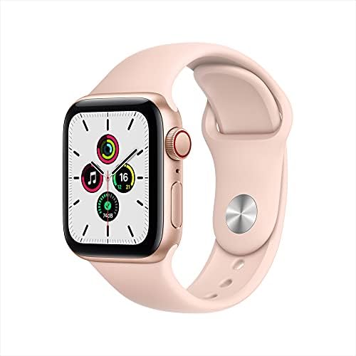 Apple Watch SE (GPS + Cellular, 40 mm) Gold Aluminium Case with Pink