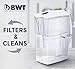 BWT Award Winning Austrian Quality Compact Water Filter Pitcher, Patented Magnesium Technology for Superior Filtration and Taste (Bonus 60 Day Filter Included) BPAFree