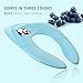 Jerrybox Potty Seat Foldable Travel Toilet Training Seat for Babies, Toddlers Potty Seat with Carrying Bag (Blue)