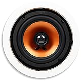 Micca M-6C 6.5 Inch 2-Way in-Ceiling in-Wall Speaker with Pivoting 1" Silk Dome Tweeter (Each, White)