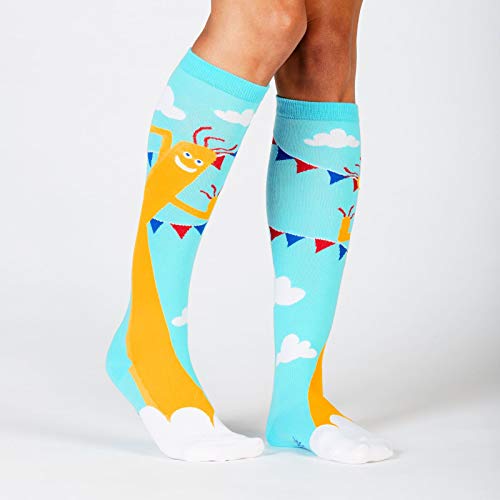 Sock-It-To-Me-Womens-Wavy-Arms-Guy-Knee-High-Socks