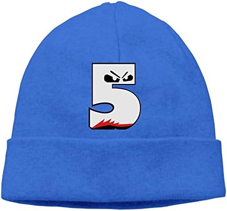 Retro 5 Fire Red Shirt Knit Skull Cap Unisex Reversible Beanie Hat For Men And Women
