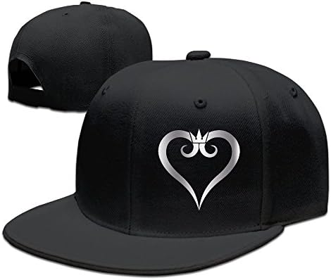 PAIOWCR Kingdom Hearts Platinum Style Baseball Snapback Hat Black