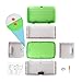 34-Quart/32L Locking Storage Box with Lid Combination Multifunctional Under-bed Security Child Proof Container Movable Sturdy Organizer Bin for Home, Car, Dormitory, Medicine