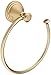 Delta Faucet 79746-CZ Cassidy Wall Mounted Towel Ring in Champagne Bronze, Bathroom Accessories