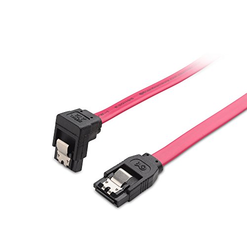 Cable Matters (3 Pack) 90 Degree Right-Angle 6.0 Gbps SATA III Cable - 18 Inches