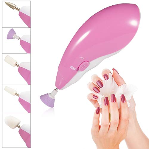 Insten 5-piece Set Electric Nail Art Machine Pedicure Drill Tool