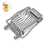 Stainless Egg Slicer for Hard Boiled Eggs,Aluminum