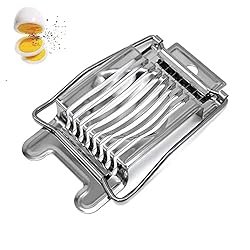 Stainless Egg Slicer for Hard Boiled Eggs,Aluminum