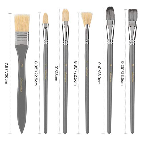 Art Paint Brushes Set 15 Sizes Painting Brush Kit Professional for Acrylic Watercolor Oil Gouache and Canvas Painting 16PCS with Pop-up Carrying case for Kids, Adults, Artists