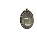 JulieWang Mixed Setting Tray Pendant with Glass Cabochons Bronze Silver for Jewelry Making (#6)