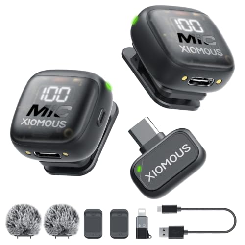 XIOMOUS Wireless Lavalier Microphone