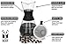 COFFEE BEAR – Pour Over Coffee Maker Set with Borosilicate Glass Coffee Carafe and Reusable Ultra-Fine Mesh Stainless Steel Coffee Filter, 4-Cup Coffee Dripper Set, 600mL (20oz)