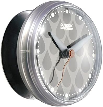 Outlook Design DOODO Waterpfoof clock with suction cup, gray