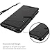 Tocol For iPhone X Case,[Stand Feature] Premium PU Flip Leather Wallet Protective Case Cover Magnetic Closure With Card Slots for Apple iPhone X - Black