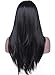aSulis Wigs Lace front Wig 32 Inch Yaki Long Straight Synthetic Hair Wig for Women Middle Parting Wigs for Black Women (Copper Red) (Simulated Scalp, 1)
