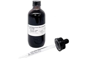 UFC BIO 1% Methylene Blue Solution with Dropper - USP/Pharma Grade - 1μm Filtered Liquid - 100mL