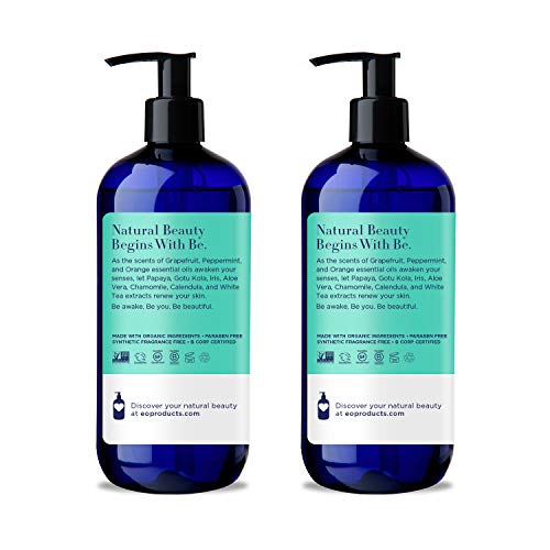 EO Body Wash, Grapefruit Mint, 16 Ounce, 2 Count