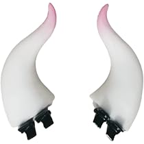 thumbnail image 2 of Gothic Devil Horn Hair Clips - Black Resin Edge Hairpins For Halloween & Cosplay 2 of 9