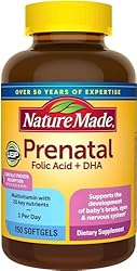 Nature Made Prenatal Multi + Dha, 200mg, 150