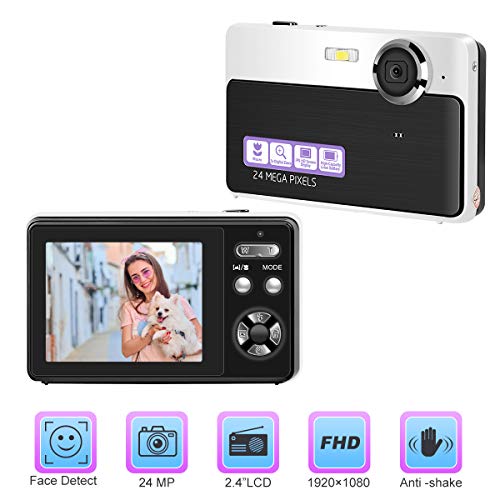 Digital Cameras 24 Mega Pixels 2.4" LCD Rechargeable HD Digital