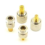 onelinkmore SMA to N Adapter Kit 4 Type RF Connectors N Male/Female to SMA Female/Male Wi-Fi Adapter...